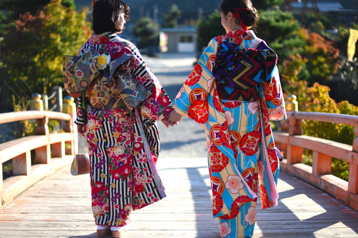 Photography before the coming-of-age ceremony in JAPAN